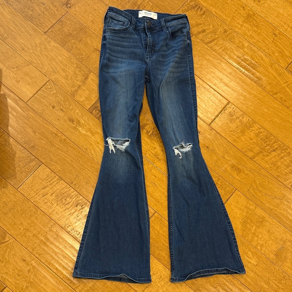 Hollister Dark Blue Flare Jeans